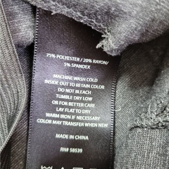 Kut From The Kloth Gray Ponte Elastic Waist Pant Medium - Picture 5 of 7